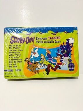 Vintage Scooby-Doo! Electronic Talking Thrills and Spills Game - Green